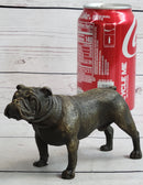 English Bulldog Miniature Bronze Statue Sculpture Figure Figurine Original Art 3" x 6"