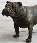 English Bulldog Miniature Bronze Statue Sculpture Figure Figurine Original Art 3" x 6"