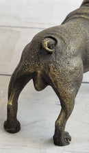 English Bulldog Miniature Bronze Statue Sculpture Figure Figurine Original Art 3" x 6"
