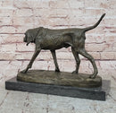 Service Dog Support Animal Bronze Statue Sculpture Figure 9.5" x 12"