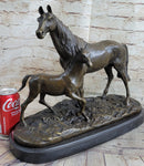 PJ Mene Horse & Foal Bronze Statue Sculpture Figure Equestrian Horses Decor 14" x 17"