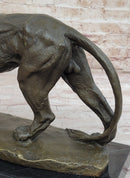 Young Male Lion Hot Cast Bronze Sculpture Wildlife Art Figure by Milo