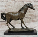 Arabian Horse Bronze Statue Sculpture PJ Mene Equestrian Stables Decor 10" x 11"