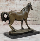 Arabian Horse Bronze Statue Sculpture PJ Mene Equestrian Stables Decor 10" x 11"
