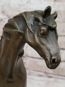 Arabian Horse Bronze Statue Sculpture PJ Mene Equestrian Stables Decor 10" x 11"