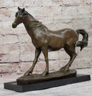 Arabian Horse Bronze Statue Sculpture PJ Mene Equestrian Stables Decor 10" x 11"