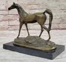 Western Bronze ART France warm-blooded fine horse Animals statue Figurine Figure