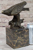 Art Deco Vienna Bronze Falcon American Eagle Bronze Sculpture Statue