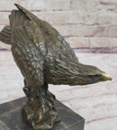 Art Deco Vienna Bronze Falcon American Eagle Bronze Sculpture Statue