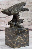 Art Deco Vienna Bronze Falcon American Eagle Bronze Sculpture Statue