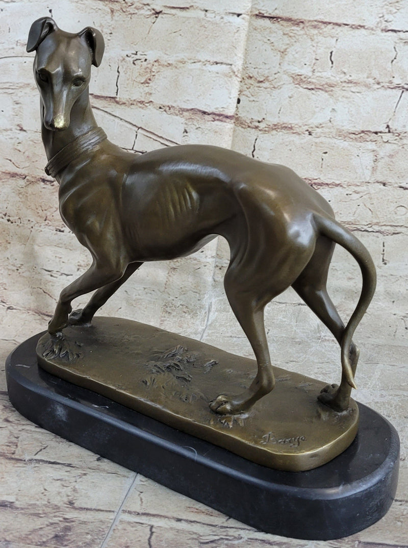 NWT outlet Whippet Greyhound Antiqued Bronze Statue Figurine