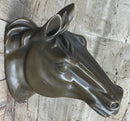 Signed Original Thomas Wall Mount Horse Head Bust Bronze Sculpture Art Deco Sale
