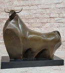 Abstract Bronze Metal Spanish Bull Sculpture Statue Fernando Botero Art