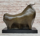 Abstract Bronze Metal Spanish Bull Sculpture Statue Fernando Botero Art