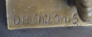 Chiparus Art Deco Bronze Russian Dancer Statue Sculpture Decor 19" x 8"