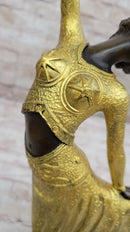 Gold Patina Egyptian Dancer by Romanian Artist Chiparus Bronze Sculpture Statue Sale