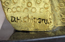 Gold Patina Egyptian Dancer by Romanian Artist Chiparus Bronze Sculpture Statue Sale