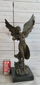 20'' Tall Archangels Nike Angel of Victory Mythical Bronze Sculpture Statue Decor