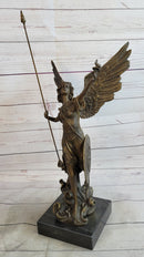20'' Tall Archangels Nike Angel of Victory Mythical Bronze Sculpture Statue Decor