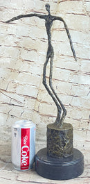 Homme qui chavire Stick Figure Man Bronze Statue Sculpture after Alberto Giacometti