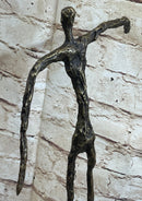 Homme qui chavire Stick Figure Man Bronze Statue Sculpture after Alberto Giacometti
