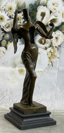 Tribute to Dali Heavenly Abstract Modern Art Angel Bronze Figurine Sculpture Art