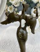 Tribute to Dali Heavenly Abstract Modern Art Angel Bronze Figurine Sculpture Art