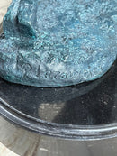 Wall Street Bull Green Patina Bronze Statue Sculpture Figure Stock Market 11" x 16"