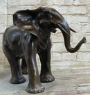 Happy Lucky Elephant Bronze Statue Figure by Barye Sculpture Hot Cast Art Decor