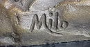 Elephant Head Bust Bronze Sculpture Statue Figure Original Signed Wildlife Art by Milo