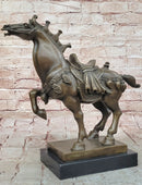 Chinese Tang Horse Bronze Sculpture Museum Quality Figurine Figure Decor 14" x 14"