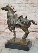 Chinese Tang Horse Bronze Sculpture Museum Quality Figurine Figure Decor 14" x 14"