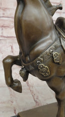 Chinese Tang Horse Bronze Sculpture Museum Quality Figurine Figure Decor 14" x 14"