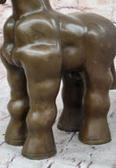Modern Art Trojan Horse Bronze Statue Sculpture after Botero Boterismo 10" x 10"