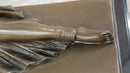 Art Deco Dancer Girl w/ Long Skirt in Graceful Pose - Bronze Sculpture by Chiparus