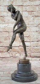 DANCER BY D.H. CHIPARUS BRONZE SCULPTURE ART NOUVEAU FIGURE HOME DECOR
