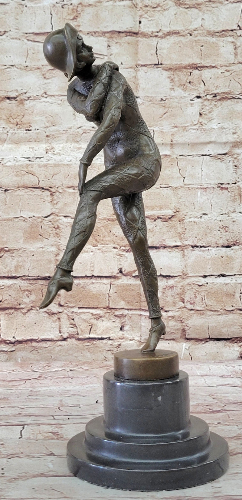 ブロンズ像　神　D.H. CHIPARUS DANCER　アールデコ　彫刻家 DANCER BY D.H. CHIPARUS BRONZE SCULPTURE ART NOUVEAU FIGURE HOME DECOR