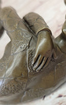 DANCER BY D.H. CHIPARUS BRONZE SCULPTURE ART NOUVEAU FIGURE HOME DECOR