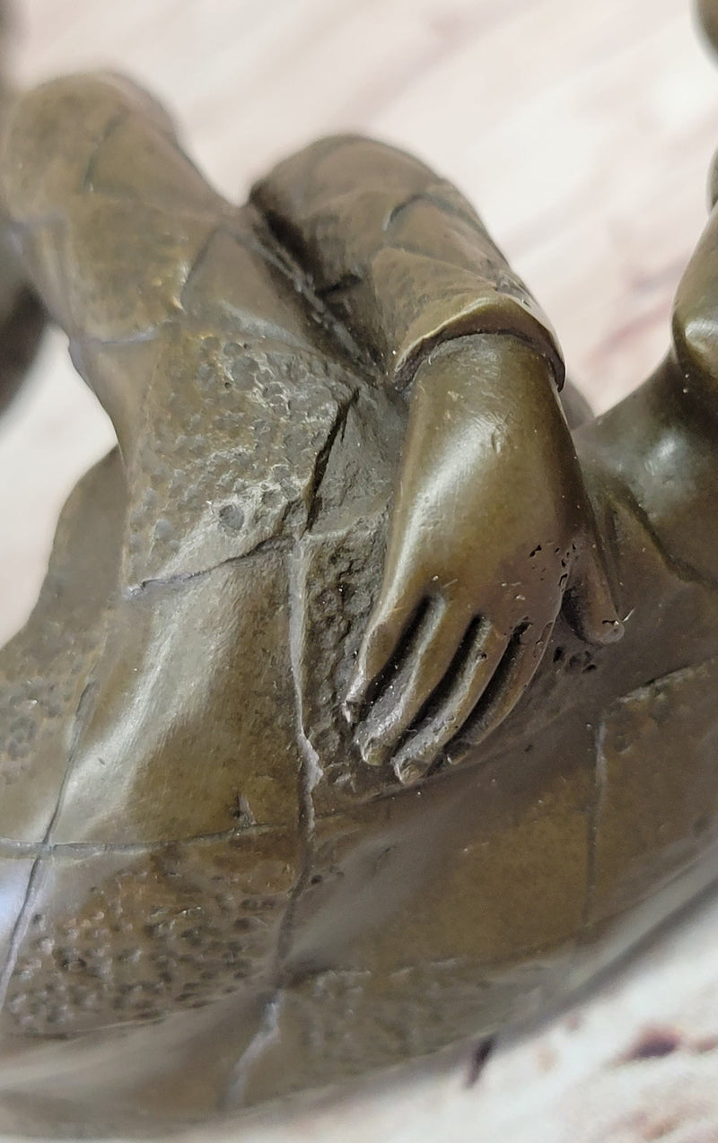 DANCER BY D.H. CHIPARUS BRONZE SCULPTURE ART NOUVEAU FIGURE