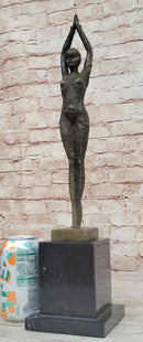 Signed Bronze Art Nouveau Deco Chiparus Statue Figurine Sculpture Art Figure