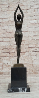Signed Bronze Art Nouveau Deco Chiparus Statue Figurine Sculpture Art Figure