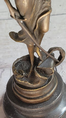 Bronze Blind Lady of Justice Scales Law Lawyer Attorney Office Statue Figurine