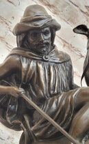 Man on Horseback Hunting a Lion - Bronze Sculpture by Antoine Barye