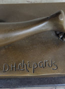 Art Deco Belly Dancer Female Figure by Chiparus Bronze Statue Sculpture 15.5" x 9"