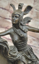 Boudica Hippolyta Amazon Warrior Female Warrior Hero on Horseback - Bronze Sculpture by Colinet