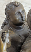 Botero Bronze Sculpture Statue Dancing Couple Figurine Art Figure Marble Decor