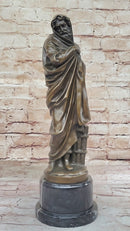 Signed Ed Zegut Jesus of Nazareth Christ Christian Religious Bronze Sculpture Sale