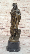 Signed Ed Zegut Jesus of Nazareth Christ Christian Religious Bronze Sculpture Sale