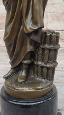 Signed Ed Zegut Jesus of Nazareth Christ Christian Religious Bronze Sculpture Sale