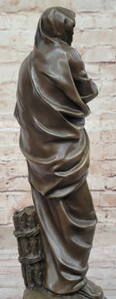 Signed Ed Zegut Jesus of Nazareth Christ Christian Religious Bronze Sculpture Sale